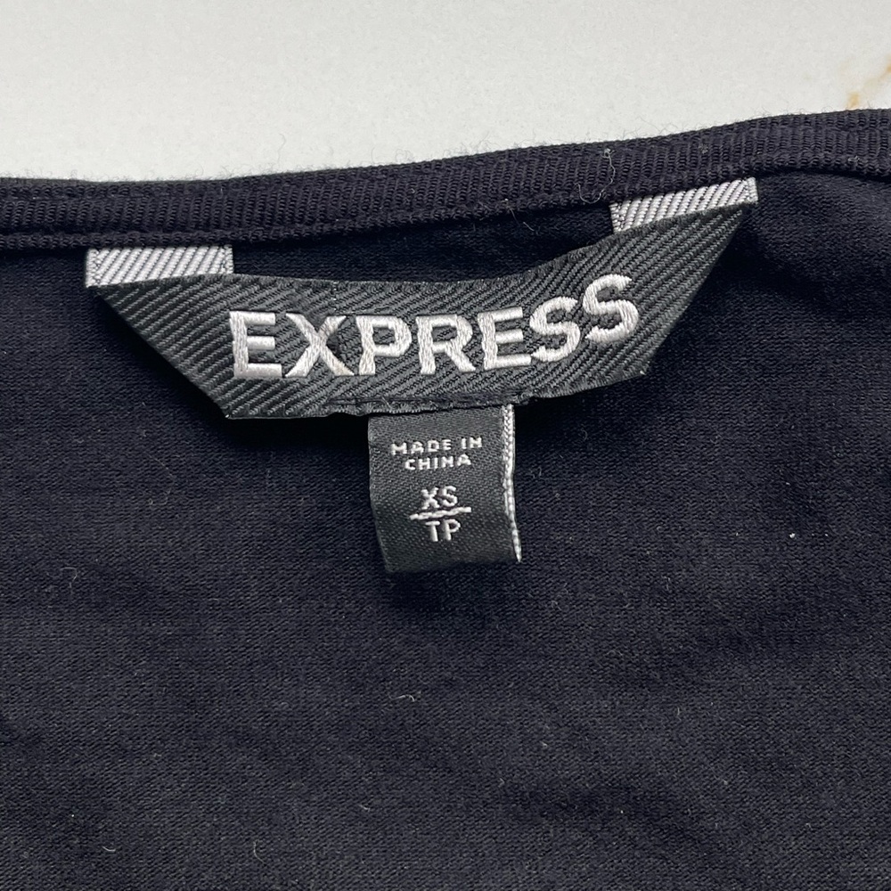 Express 100% Rayon Maxi Dress with Open Back - Picture 4 of 5